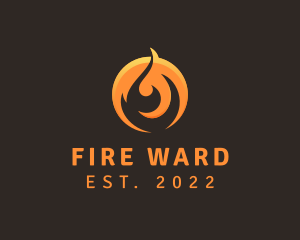 Hot Gas Fire logo design