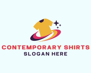 Shirt Swoosh Laundry Wash logo design