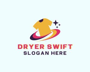 Shirt Swoosh Laundry Wash logo