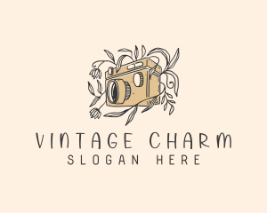 Vintage Photography Camera logo design