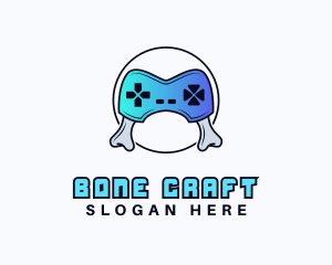 Gaming Bone Joystick logo design