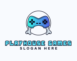 Gaming Bone Joystick logo design