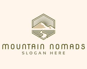 Mountain Road Campsite logo design