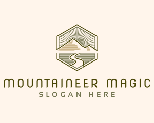 Mountain Road Campsite logo design