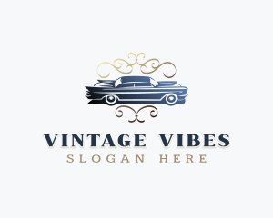 Vintage Car Automobile logo design