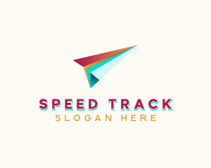 Logistics Paper Plane Logo