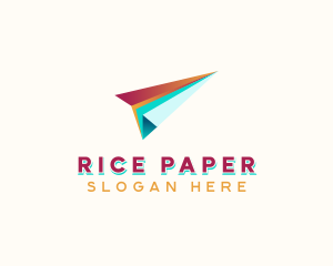 Logistics Paper Plane logo design