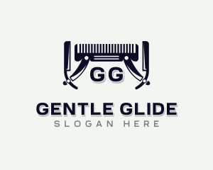 Grooming Comb Barbershop logo