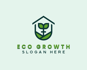 Greenhouse Plant Gardening logo design