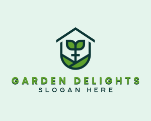 Greenhouse Plant Gardening logo design