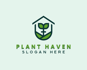 Greenhouse Plant Gardening logo design