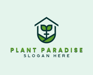 Greenhouse Plant Gardening logo design