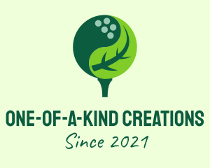 Natural Golf Ball logo design