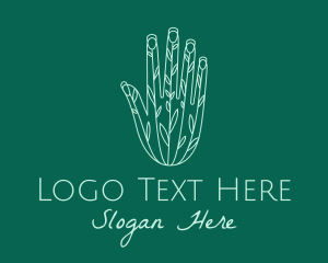 Gardener Plant Hand  Logo