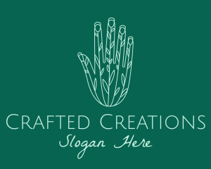 Gardener Plant Hand  logo design