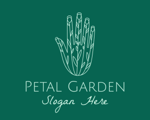 Gardener Plant Hand  logo design