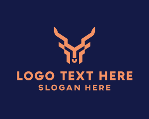 Mythical Goat Creature logo