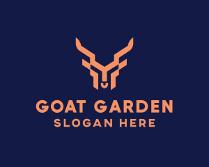 Mythical Goat Creature logo design