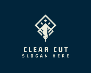 Industrial Laser Cutting Machine  logo design