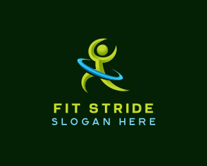 Fitness Workout Exercise logo design