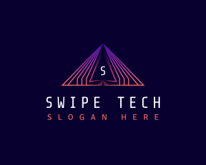 Triangle Pyramid Technology logo design