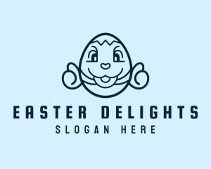 Cute Easter Egg logo