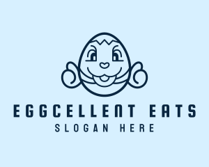 Cute Easter Egg logo