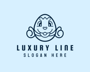 Cute Easter Egg logo design