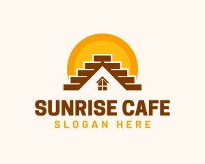 Sunrise House Roof Realty logo design