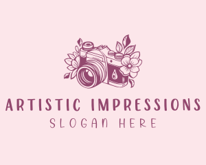 Studio Floral Camera logo design