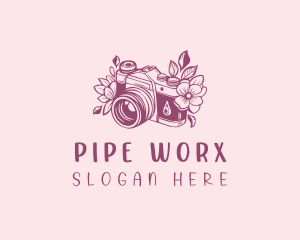 Studio Floral Camera logo design