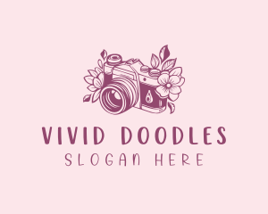 Studio Floral Camera logo design