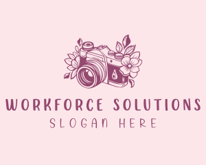 Studio Floral Camera logo design