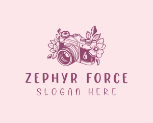 Studio Floral Camera logo design