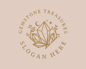 Luxury Gemstone Jewelry logo design