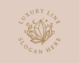 Luxury Gemstone Jewelry logo design