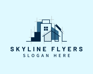 House Building Construction logo design