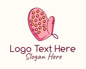 Pink Oven Glove Logo