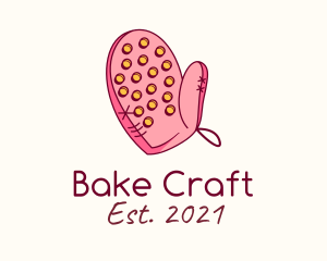 Pink Oven Glove logo design