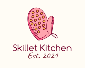 Pink Oven Glove logo design