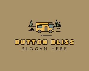 Outdoor Camping RV  logo design