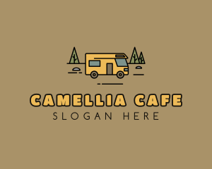 Outdoor Camping RV  logo design