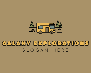 Outdoor Camping RV  logo design