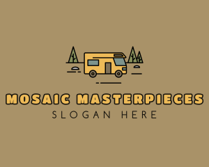 Outdoor Camping RV  logo design