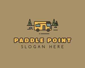 Outdoor Camping RV  logo design