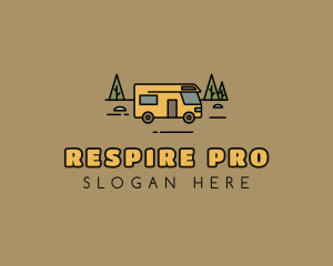 Outdoor Camping RV  logo design