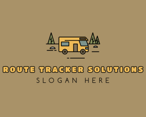 Outdoor Camping RV  logo design