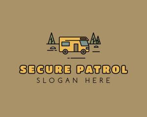 Outdoor Camping RV  logo design