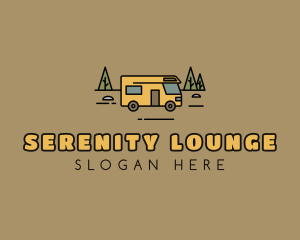 Outdoor Camping RV  logo design