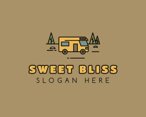 Outdoor Camping RV  logo design